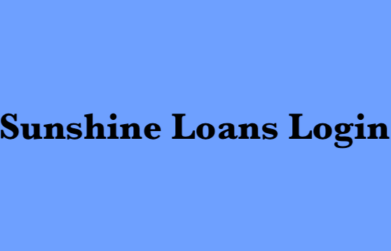 Sunshine Loans Login Sign In Access The Sunshine Loan Official 