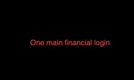 one main financial login app